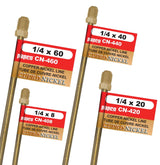 H. Paulin CN440 Copper Nickel Brake Line, Standard, 40 x 1/4-in Please make sure this part fits your need