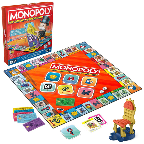 Hasbro Games Monopoly App Banking Board Game for Ages 8+ N2