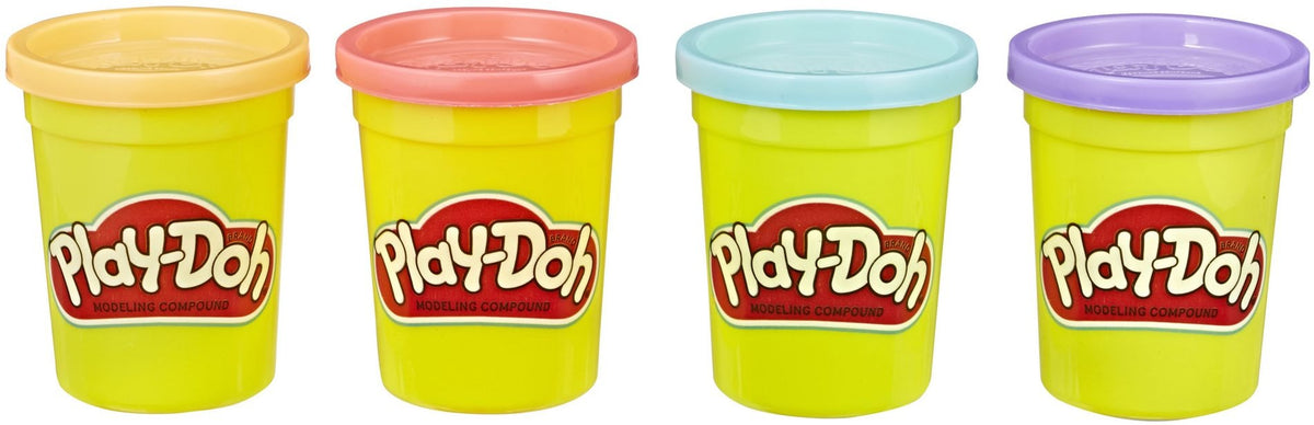 Hasbro Play-Doh Modeling Compound Creative Toy for Toddlers, Assorted 4 pk, Ages 2+
