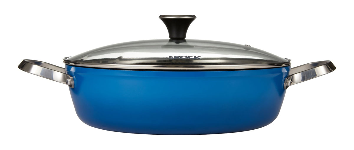 Heritage The Rock One-Pot Dutch Oven, Dishwasher & Oven Safe, Blue, 5qt