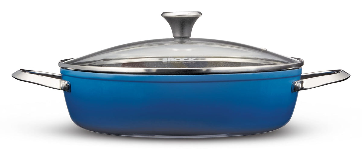 Heritage The Rock One-Pot Dutch Oven, Dishwasher & Oven Safe, Blue, 5qt