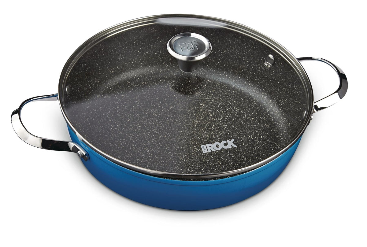 Heritage The Rock One-Pot Dutch Oven, Dishwasher & Oven Safe, Blue, 5qt