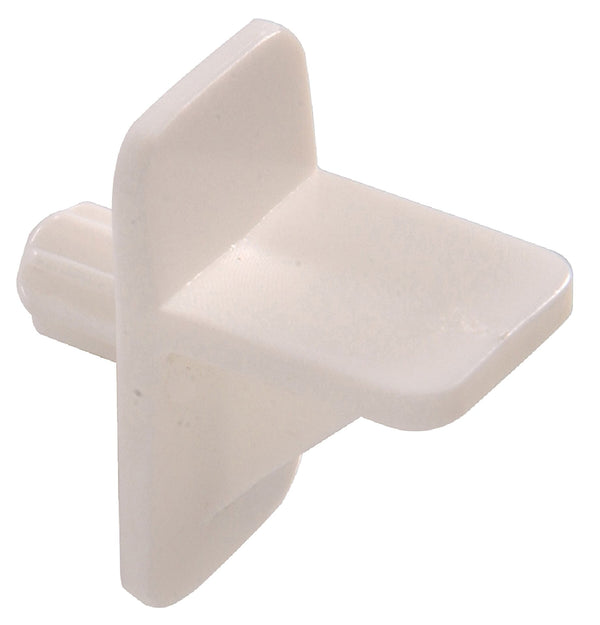 Hillman Plastic Square Shelf Pin, Easy to InstAll, 1/4-in, White X7