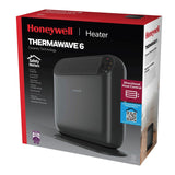 Honeywell ThermaWave 6 Ceramic Space Heater, 1500W, Black