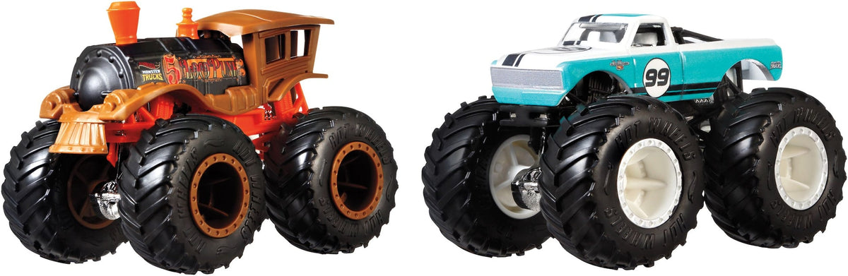 Hot Wheels Monster Trucks Demolition Doubles - Spur Of Moment vs. Steer Clear, Ages 3+