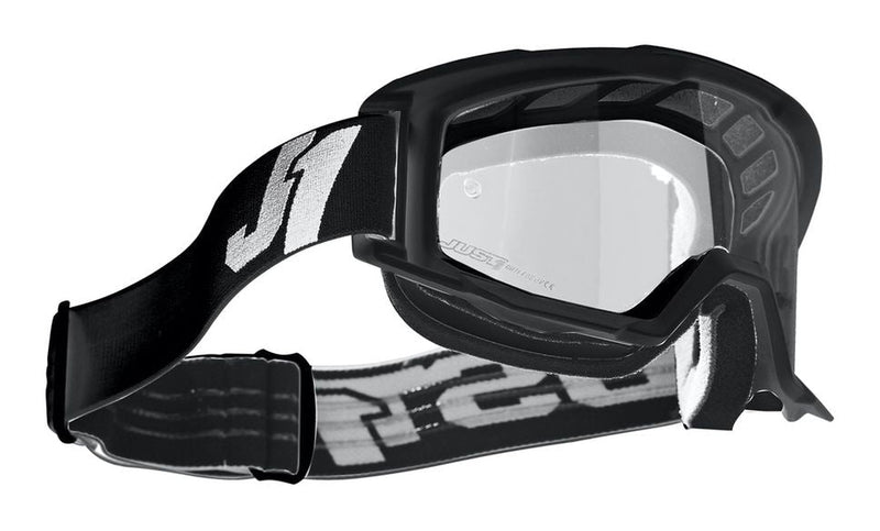 Just1 Vitro Powersports Anti-Fog Scratch-Resistant Goggles, Black D6