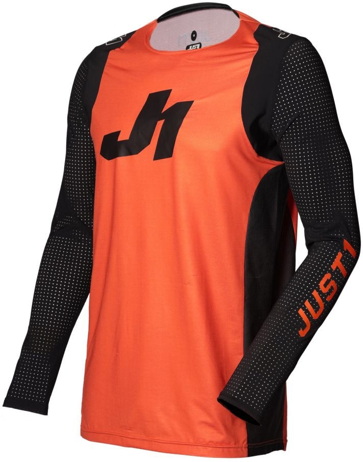 Just1 Youth Flex Motocross Jersey, Orange/Black A8