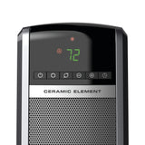 Lasko 1500W Digital Tower Ceramic Space Heater withRemote Control, 1500W, Black, 30-in