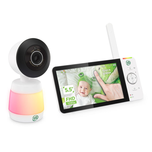 Leapfrog LF2936FHD-Touch Remote Access Pan & Tilt Smart Video Baby Monitor with Colour Night Vision, 5.5-in Screen V6