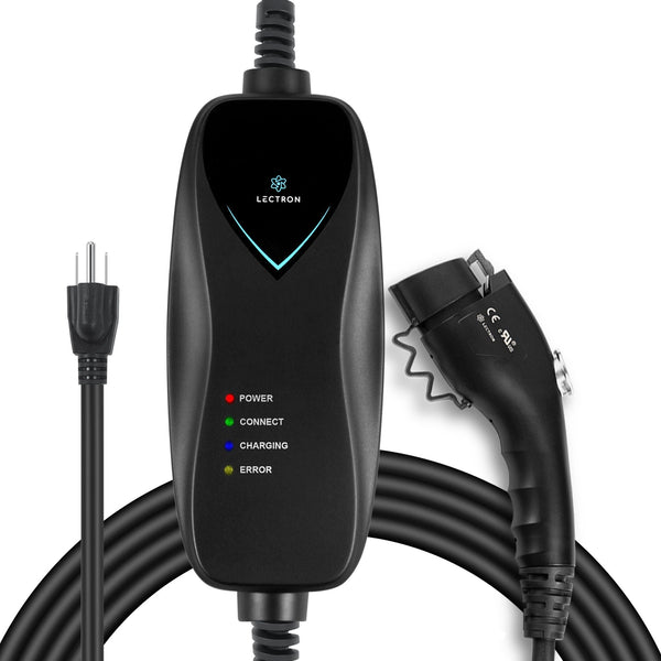 Lectron 15A Level 1 NEMA 5-15 J1772 EV Charger B8