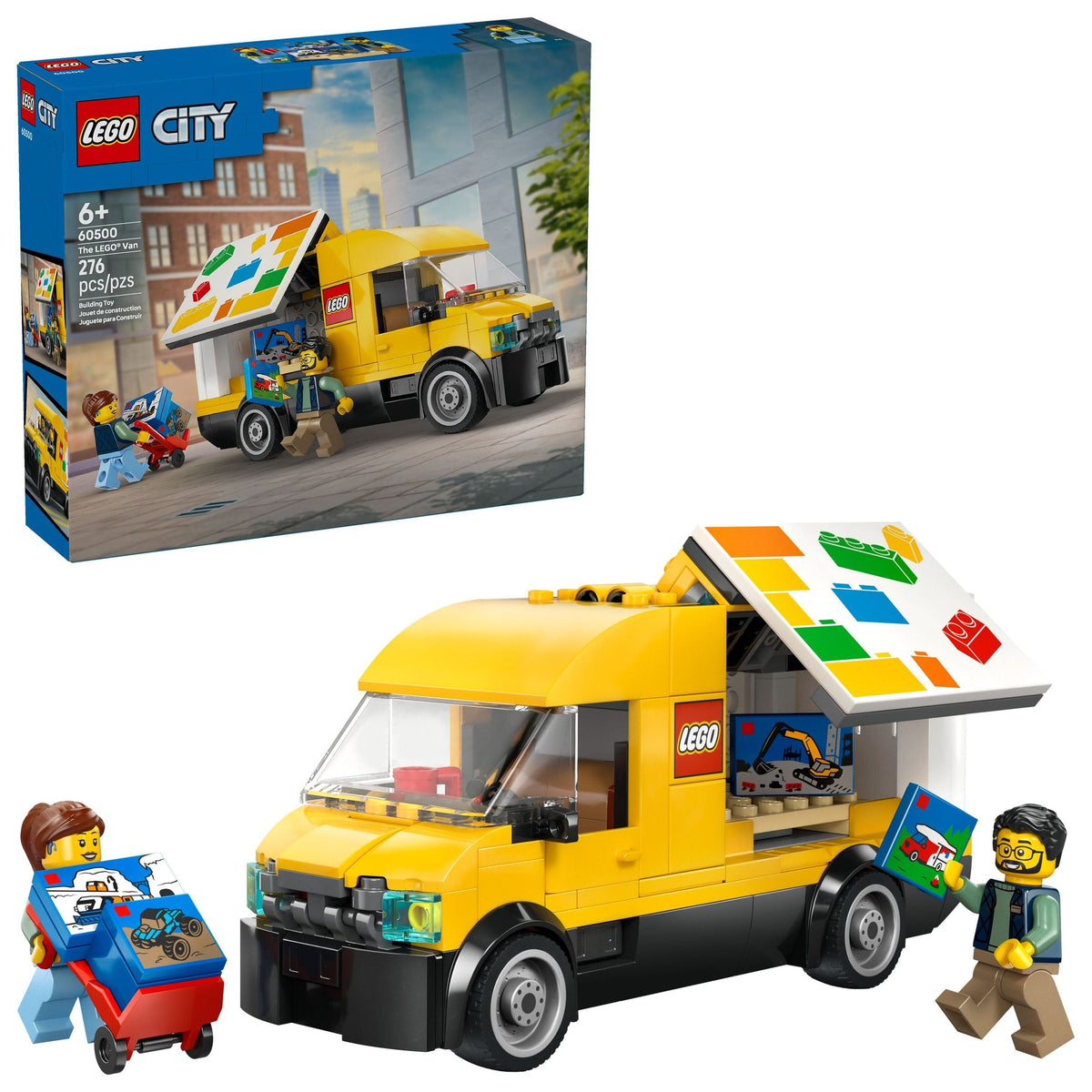 LEGO City The LEGO Van Toy Truck Building Set - 60500, 276-pcs, Ages 6+
