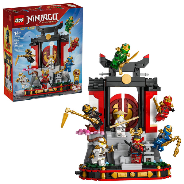 LEGO Ninjago Ninja Character Display 15th Anniversary - 71866, 447-pcs, Ages 14+ U6