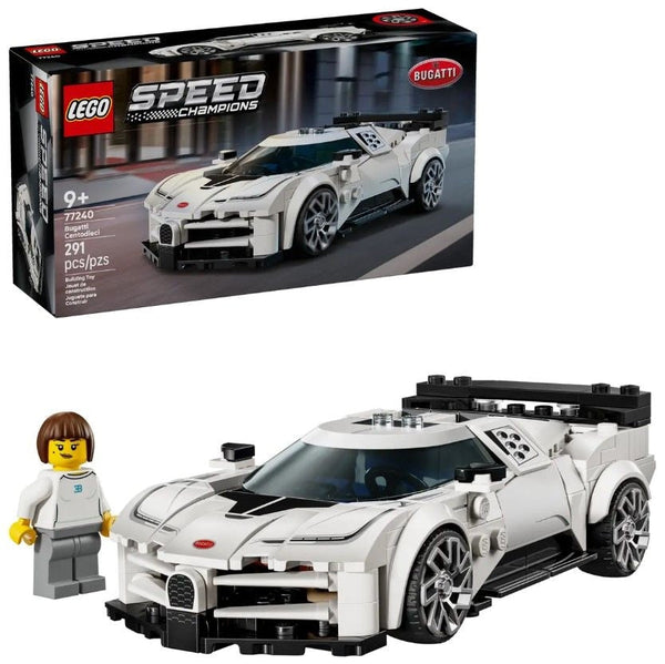 LEGO Speed Champions Bugatti Centodieci Hyper Sports Car - 77240, 291-pcs, Ages 9+ Q5