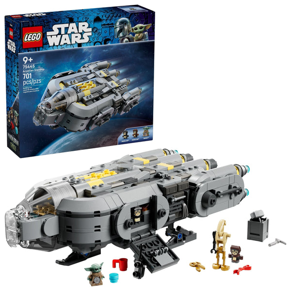 LEGO Star Wars: The Mandalorian and Grogu Anzellan Starship - 75445, 700-pcs, Ages 9+ Q5