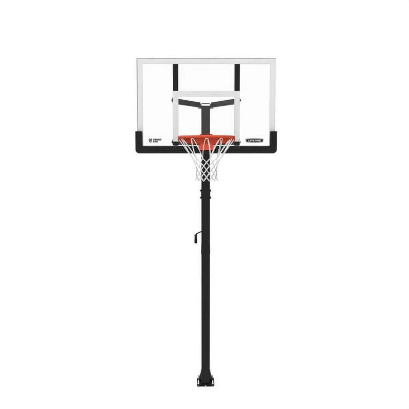 Lifetime In-Ground Crank Adjust Bolt Down Outdoor Basketball Hoop, 50-in P6