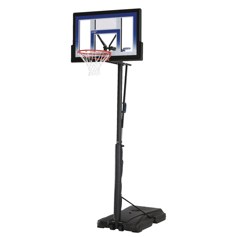Lifetime Portable Adjustable Basketball Backboard, Hoop & Net System, 48-in P0