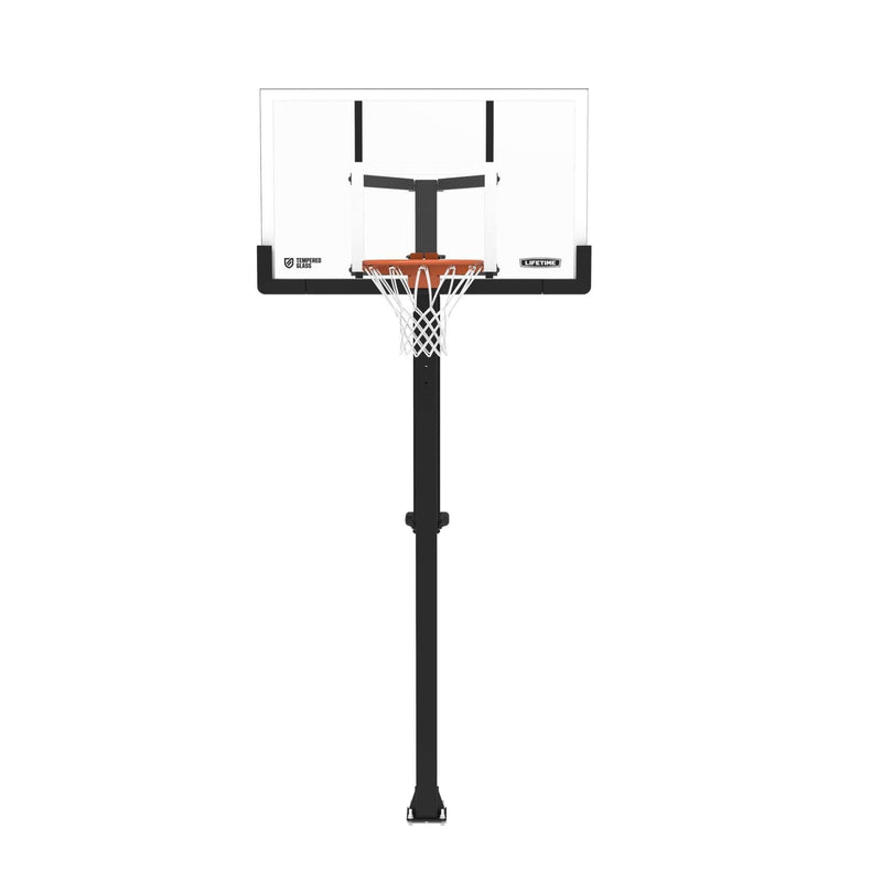 Lifetime Portable Adjustable In-Ground Mammoth Bolt Down Outdoor Basketball Hoop, 54-in S7