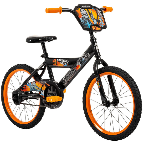 Lucasfilm Star Wars The Mandalorian Kids' Bike with Coaster Brakes, Ages 5-13, 18-in N5