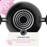 Maharaja 5.6qt Non-Stick Karahi with lid 30cm 12in