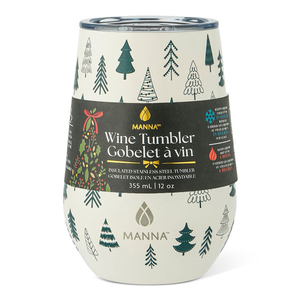 Manna 354-mL Insulated Wine Tumblers, 2-pk, Various Designs A6