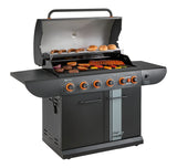 MASTER Chef Grill Turismo 680 7-Burner Convertible LP Gas BBQ