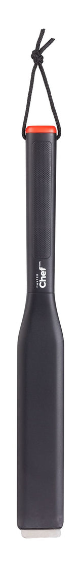 MASTER Chef Pizza Stone Cleaning Brush & Scraping Tool with Ergonomic Grip, Black