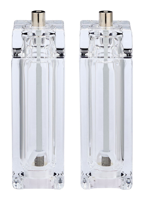 MASTER Chef Transparent Acrylic Salt & Pepper Grinder Set K4