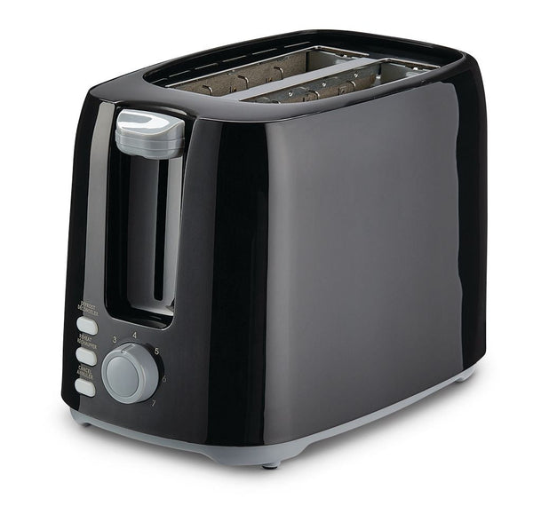 MASTER Chef Wide Slots Toaster with 7 Settings, Black, 2-Slices K5