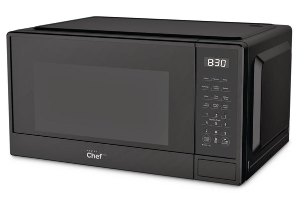 MasterChef Matte Microwave, Black, 1.1-cu-ft V8