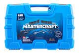 Mastercraft 140 Piece 1/4" and 3/8" Drive Black Socket Set
