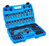 Mastercraft 140 Piece 1/4" and 3/8" Drive Black Socket Set