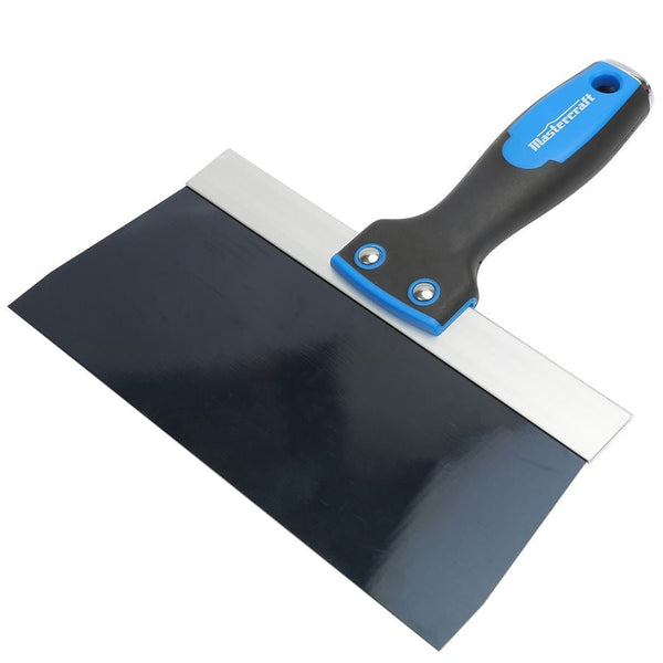 Mastercraft Drywall Patching & Taping Knife with Solvent-Resistant Blue Steel Blade, 8-in Z0