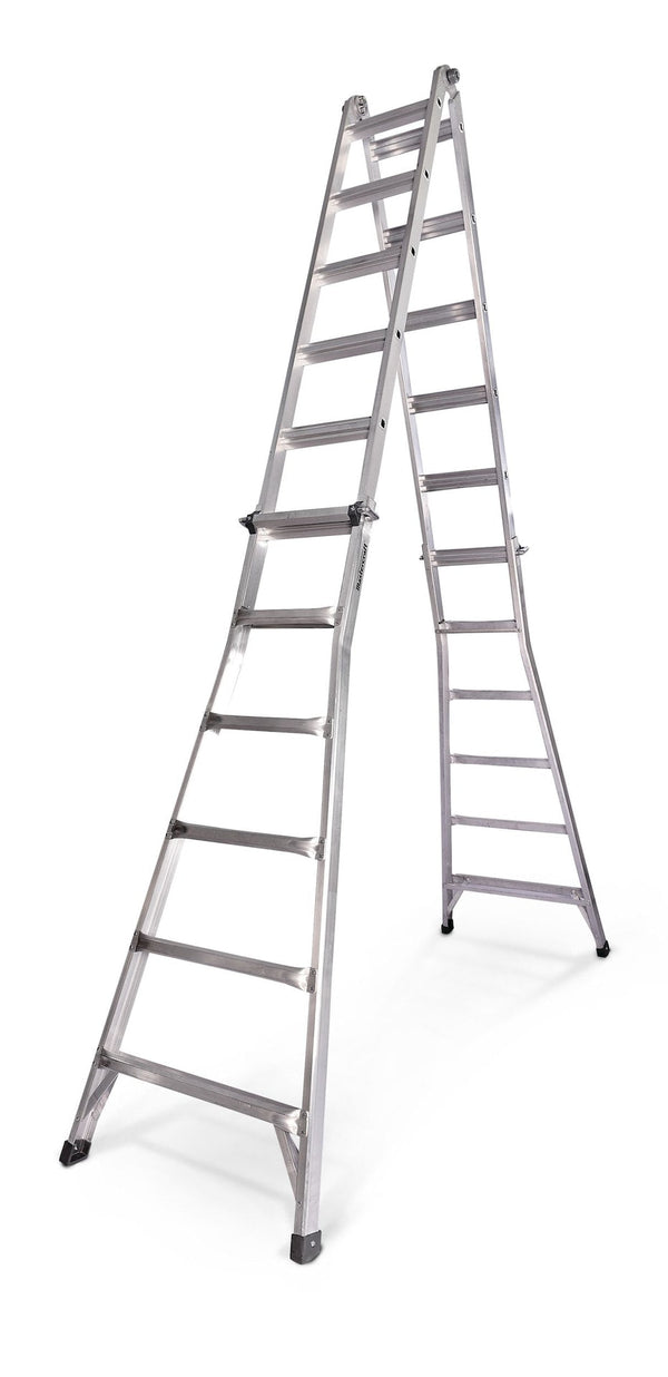 Mastercraft Grade 1A Aluminum Multi-Task Ladder, 25-ft, 300-lb S6