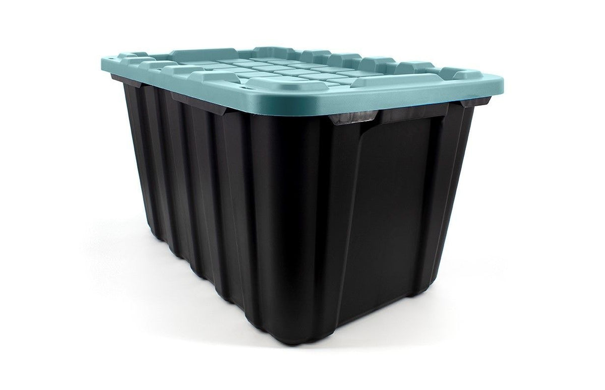 Mastercraft Heavy-Duty Storage Tote, 102-L, Teal