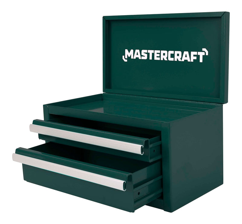 Mastercraft Miniature 2-Drawer Green Steel Toolbox K9