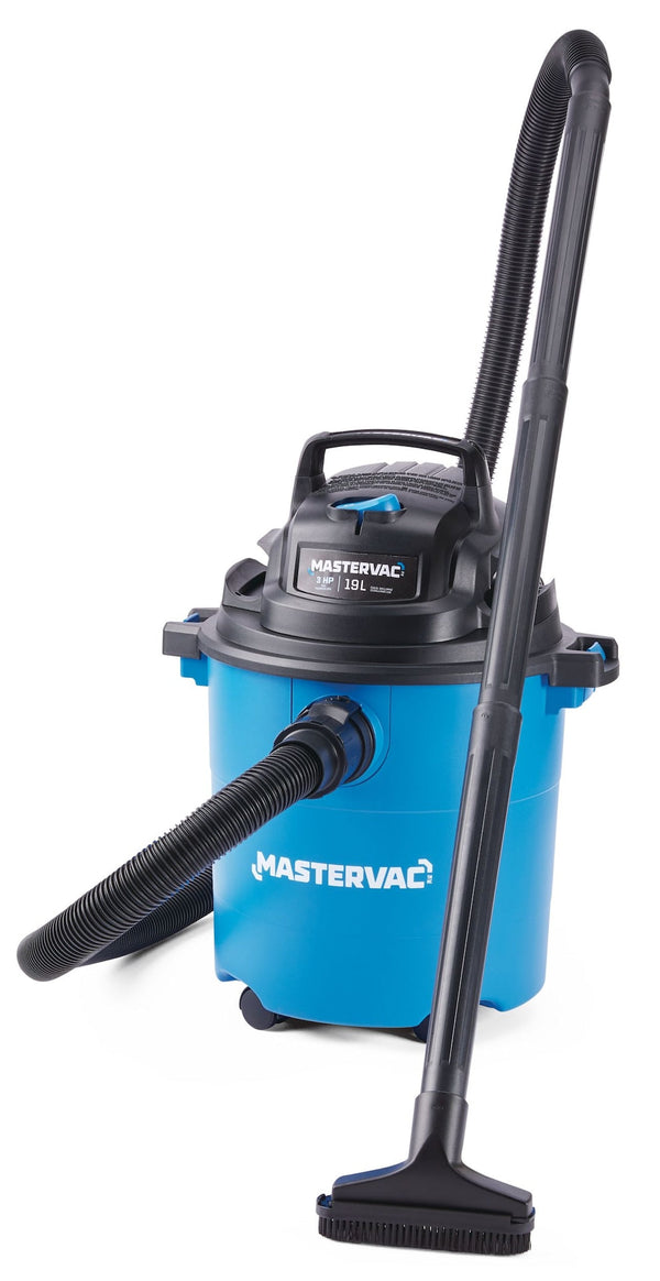 Mastervac VOC507P 4.0 Peak HP Wet/Dry Shop Vacuum with Hose & Accessories, 18.9-L I6