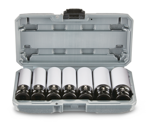 MAXIMUM 1/2-in Drive Wheel Protector Deep Impact Socket Set, 7-pc X1