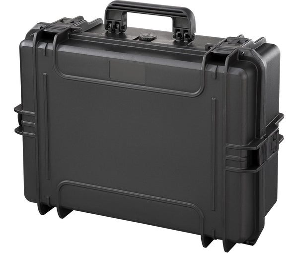 MAXIMUM Portable IP67 Waterproof Case/Tool Box with Foam Layers, Black, Large, 22-in D7