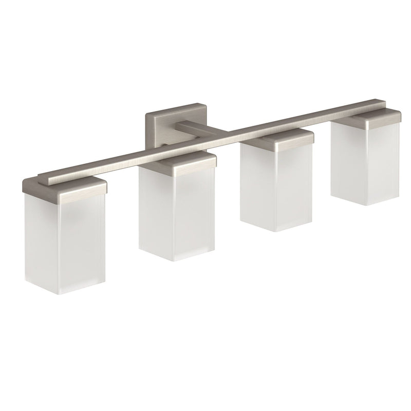 Moen 90-Degree Vanity Lighting Fixture, Brushed Nickel, 4-L R4