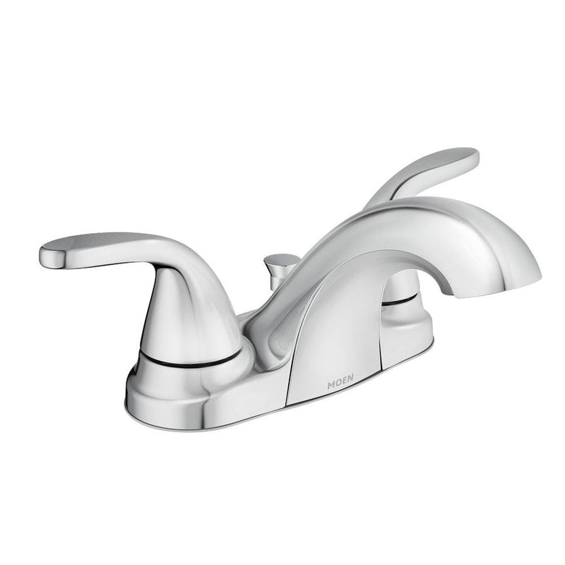 Moen Adler Double Handle Bathroom Faucet, Chrome I6