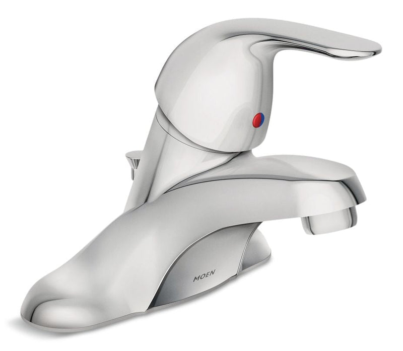 Moen Adler Single Handle Bathroom Faucet, Chrome E6