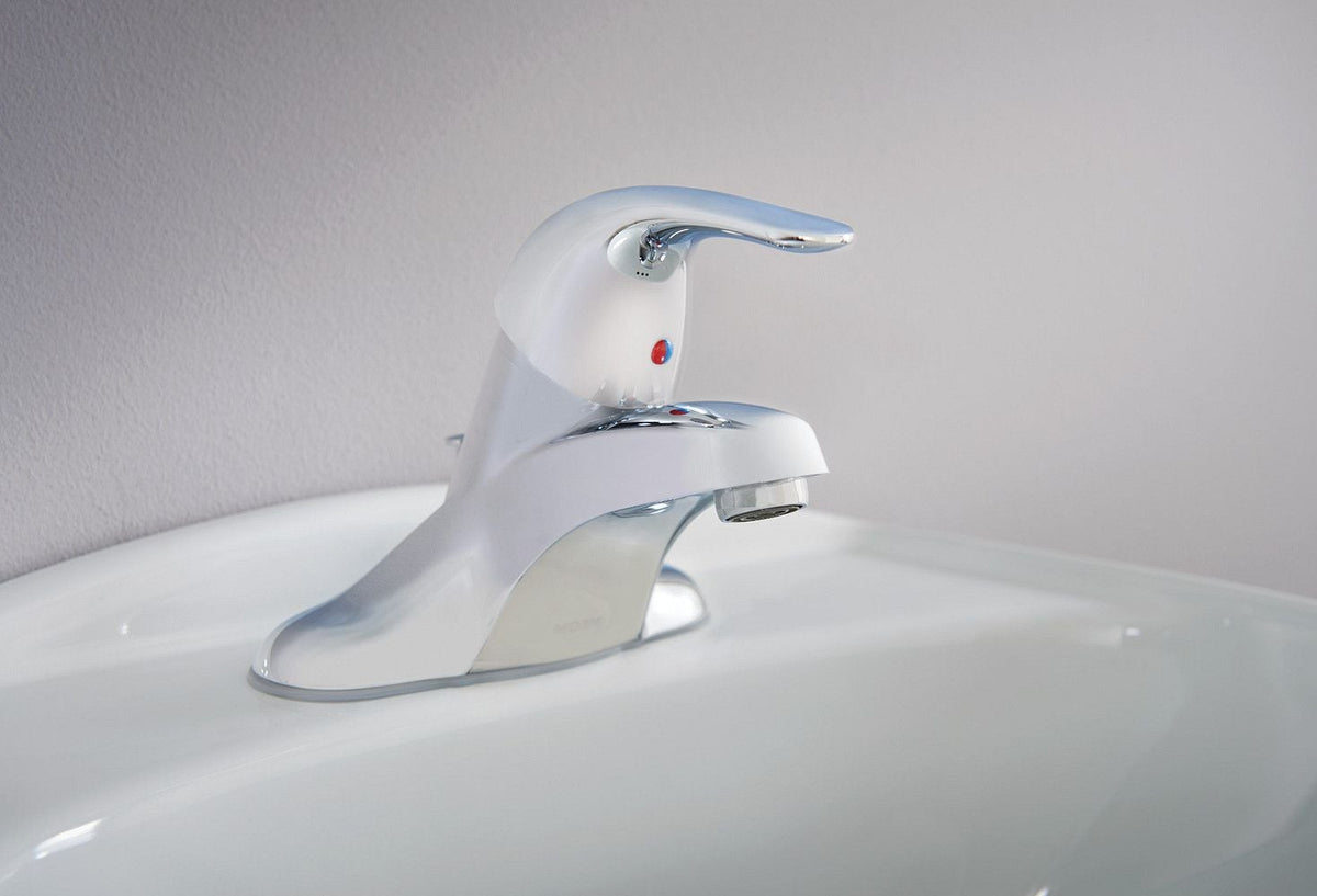 Moen Adler Single Handle Bathroom Faucet, Chrome