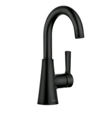 Moen Mikah Single Handle Bathroom Faucet, Matte Black
