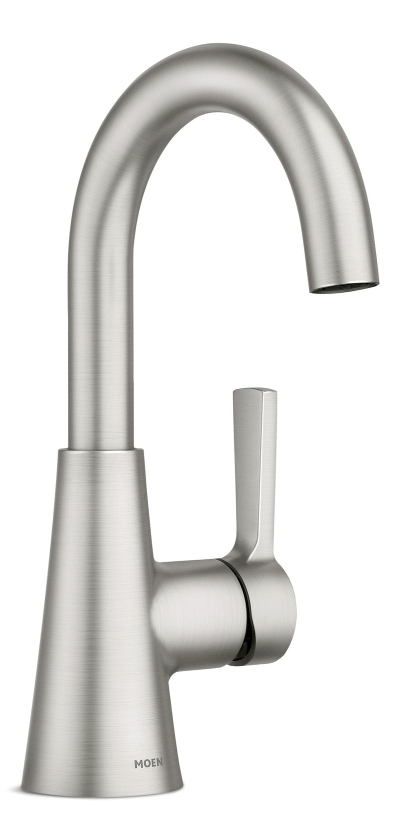 Moen Mikah Single Handle Bathroom Faucet, Spot Resist Brushed Nickel G5