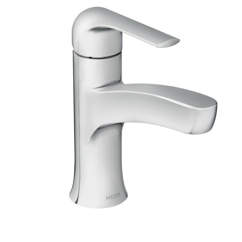 Moen Tilson Single-Handle Chrome Bathroom Lavatory/Bathroom Sink Faucet C5