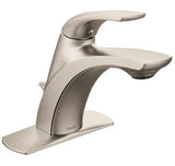 Moen Zarina Single Handle Bathroom Faucet, Spot Resist Brushed Nickel