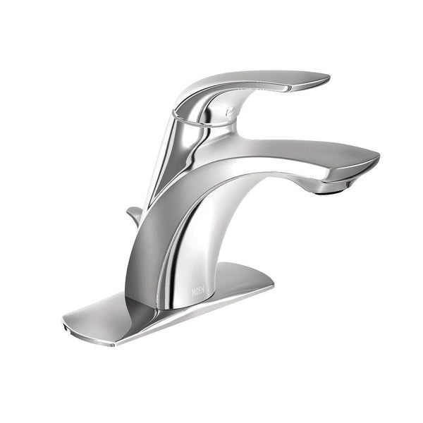 Moen Zarina Single Handle High Arc Bathroom Faucet, Chrome D6