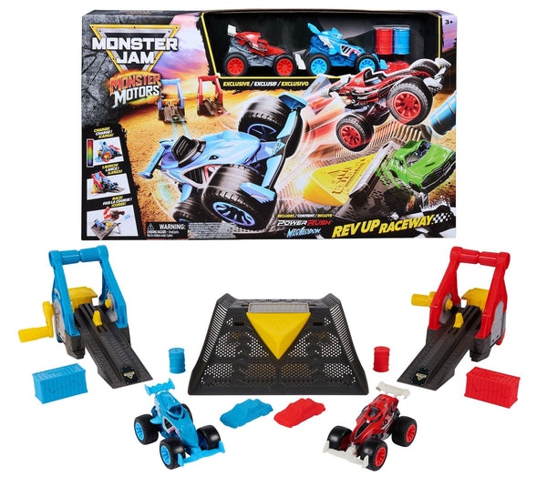 Monster Jam 1:64 Deluxe Light Up Playset B5