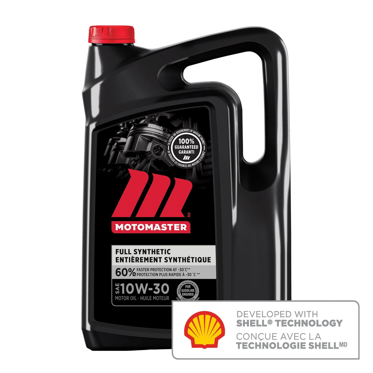 MotoMaster 10W30 Synthetic Engine/Motor Oil, 5-L