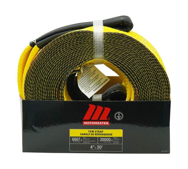 MotoMaster 20,000-lb Tow Strap, 4-in x 30-ft C3